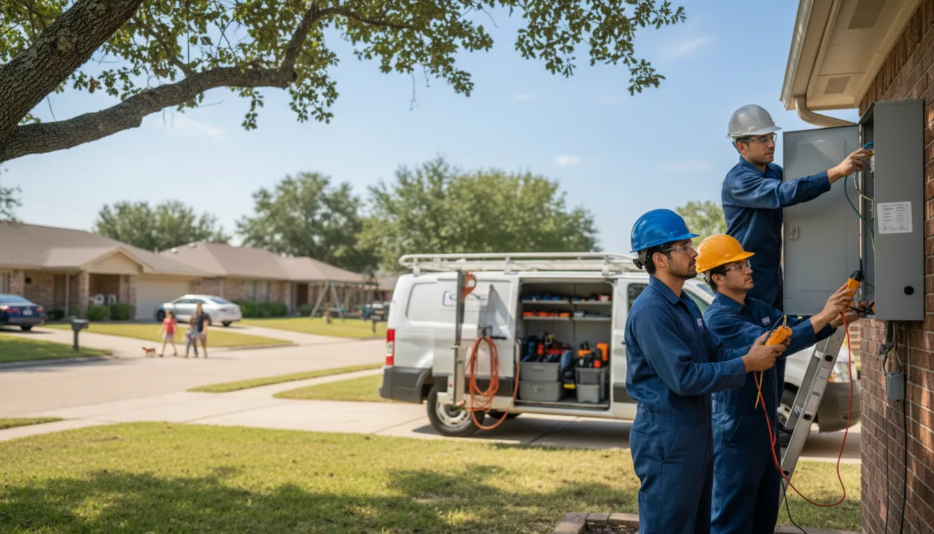 Certified electrician providing emergency electrical services in Hosmer, SD